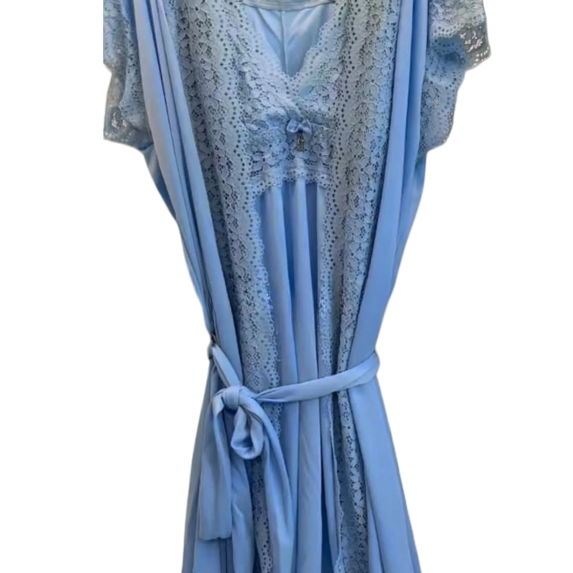 Breastfeeding Nightgown W/ Robe Bahia