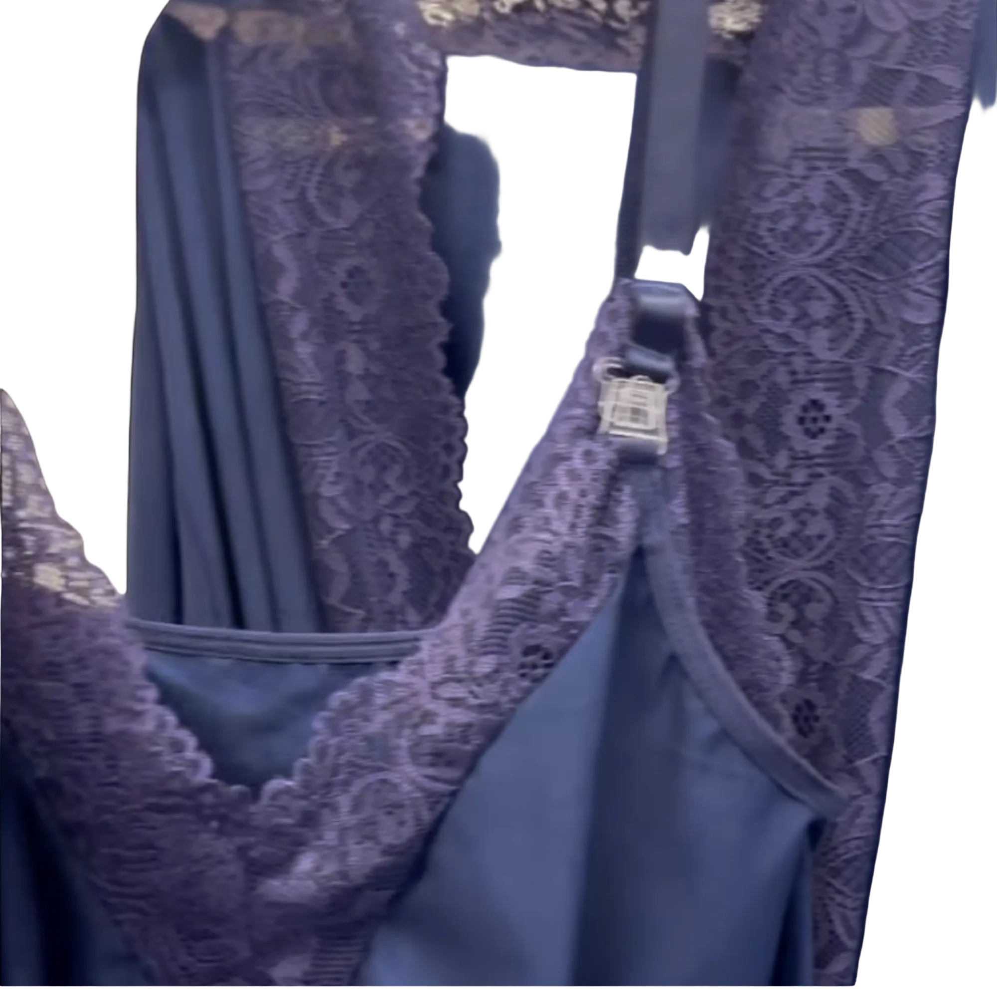 Breastfeeding Nightgown W/ Robe Bahia